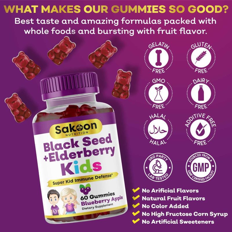 kids black seed elderberry gummies 759235