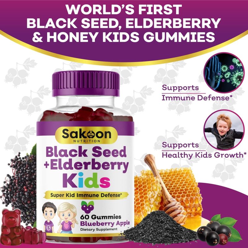 kids black seed elderberry gummies 993838