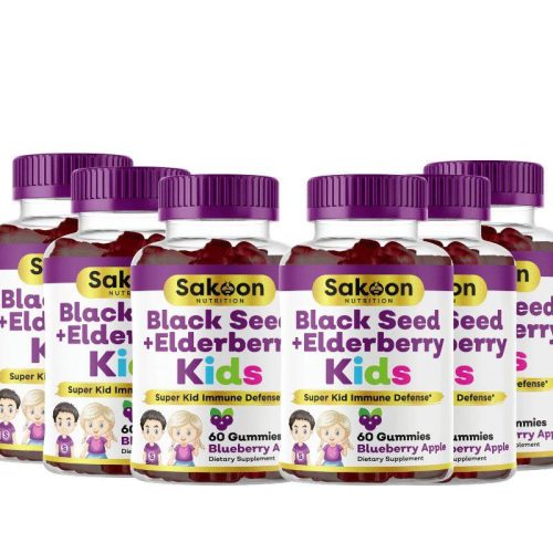 Kids Black Seed + Elderberry Gummies - Sakoon Nutrition®